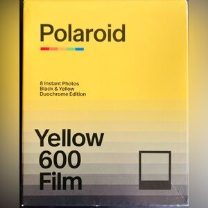 Polaroid Duochrome Black & Yellow 600 Film: RARE & Discontinued! NIB, NWT
